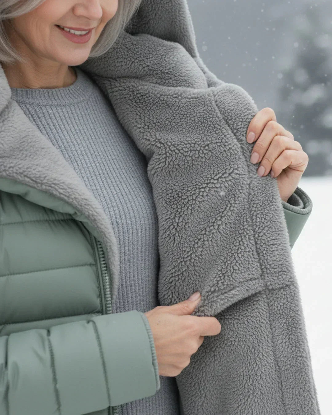 Nicole - Warm Hooded Winter Jacket