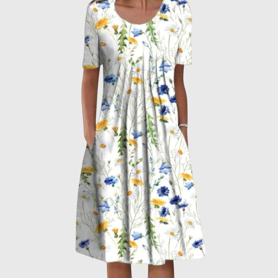 Mary™ | Midi Dress with Tummy Coverage