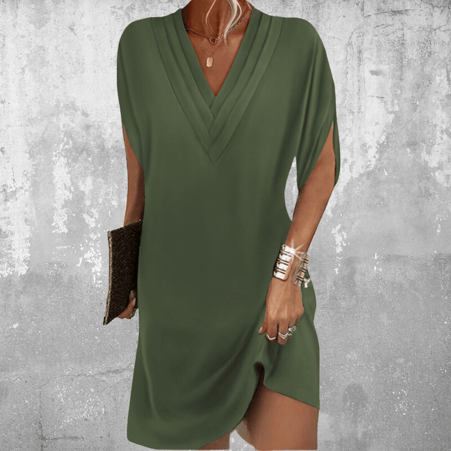 Thalia | Flattering Tummy-Hiding Mini Dress