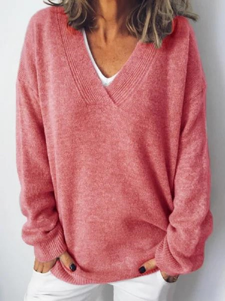 Sabrina | V-Neck Cashmere Pullover