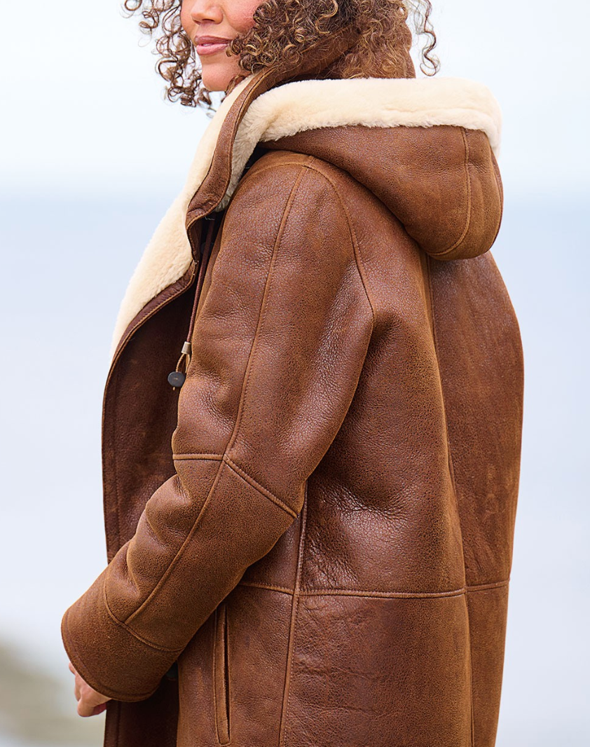 Women's Hooded Coat - Jaida