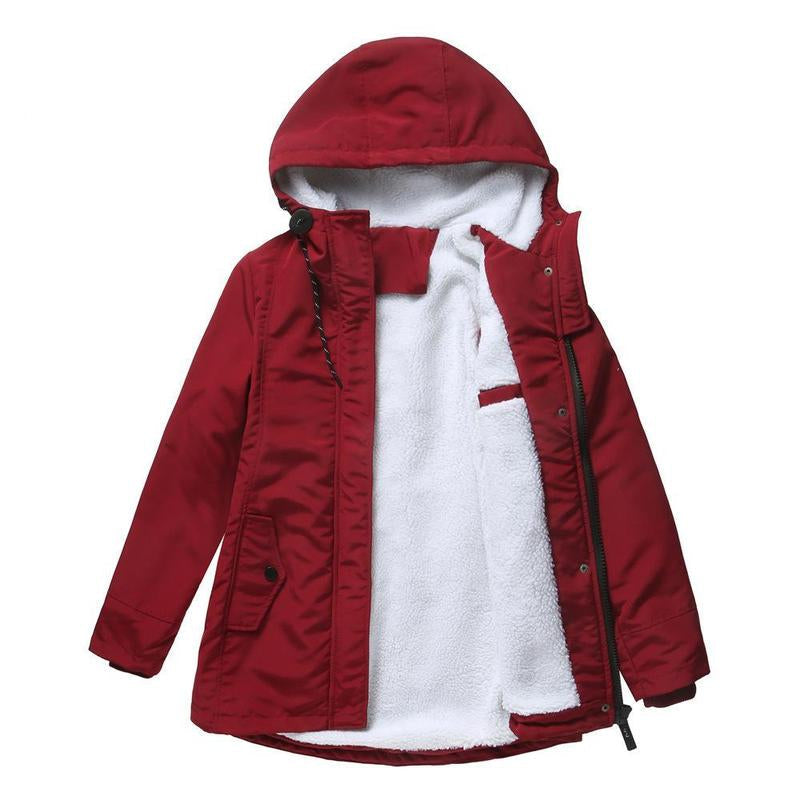 Elera - Cozy Quilted Winter Coat with Hood