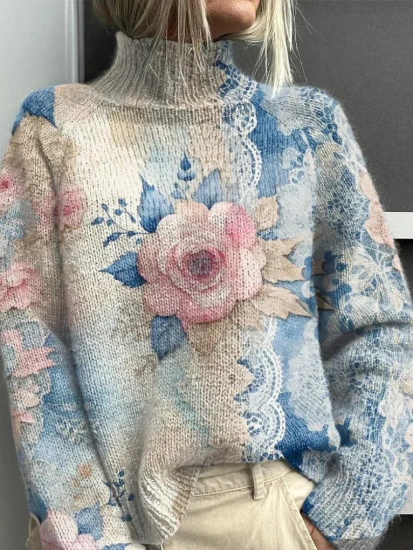 Fiona | Knitted Turtleneck Sweater
