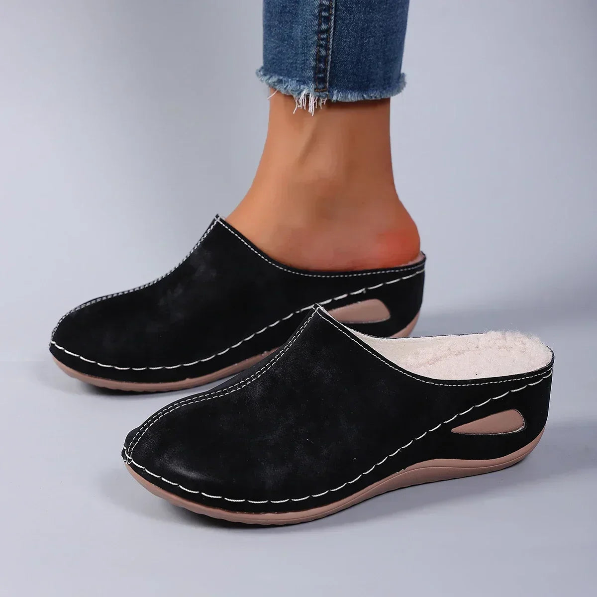 Élise™ | Warm orthopedic slippers for daily comfort