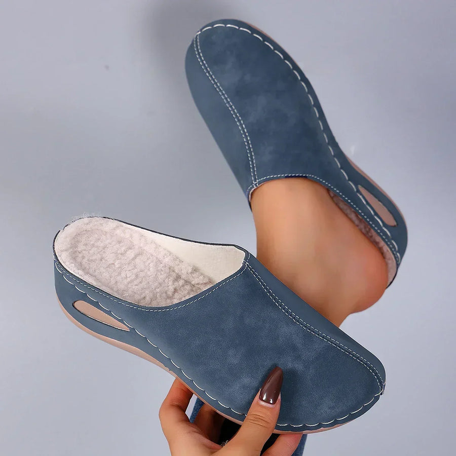 Élise™ | Warm orthopedic slippers for daily comfort