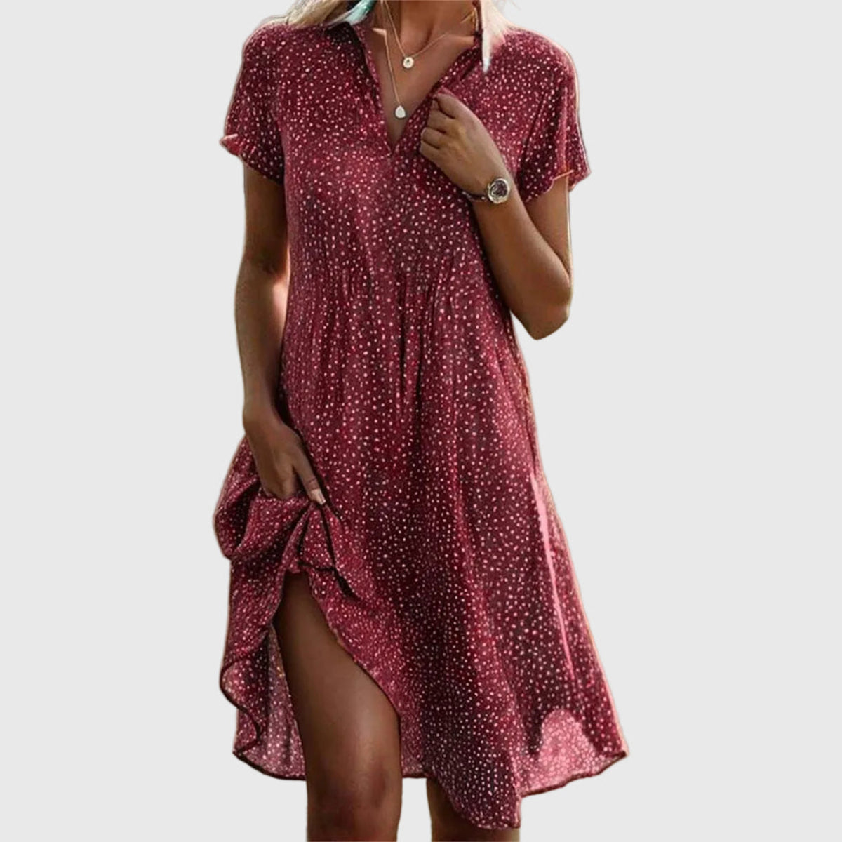 Paz | Luxury Midi Dress
