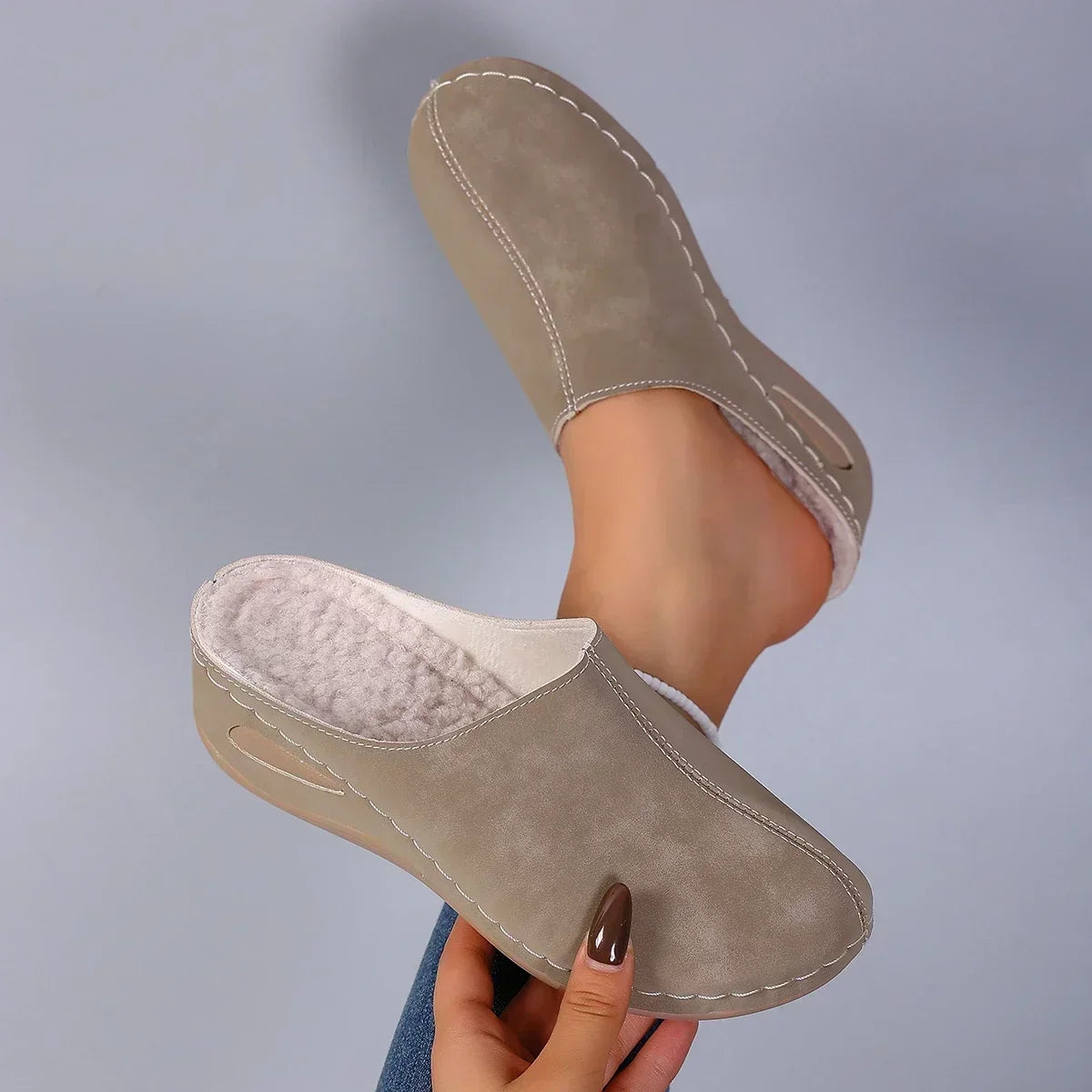 Élise™ | Warm orthopedic slippers for daily comfort