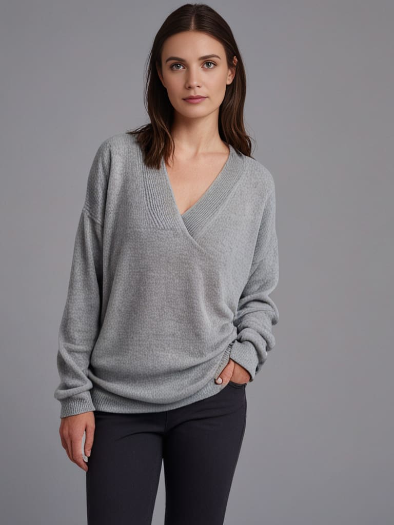 Sabrina | V-Neck Cashmere Pullover