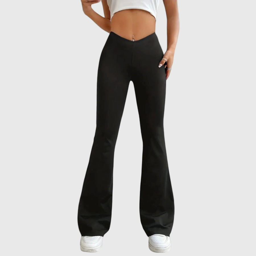 Serena - Relaxed Pants with Flared Leg