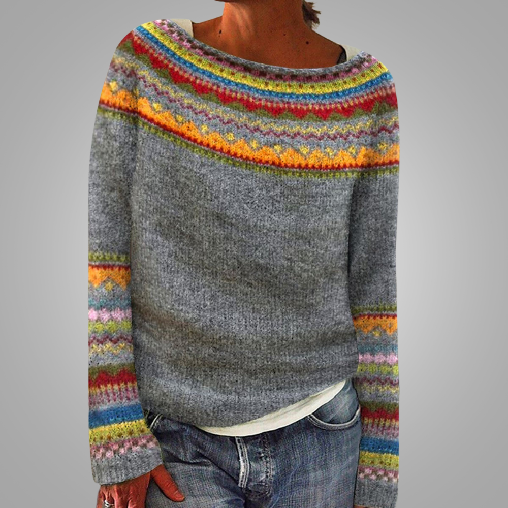 Lila | Retro Knit Sweater