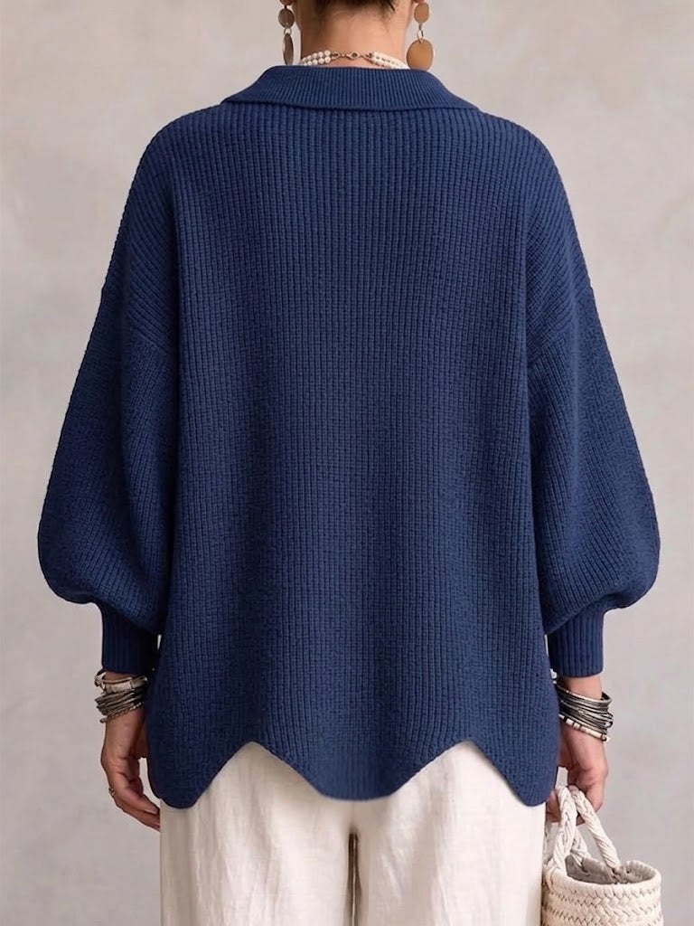 Isaline™ | Oversized Collared Cardigan