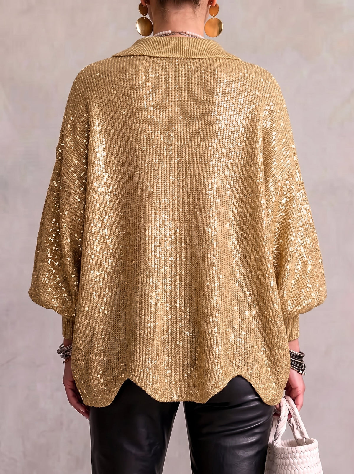 Isaline™ | Oversized Collared Cardigan